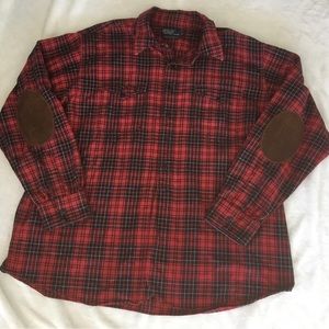 ~RALPH LAUREN LONGSLEEVE WOODSMEN WORKSHIRT~